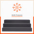 Stomo Taro Multipurpose Shelf Organizer for Home | Pearl White & Smoke